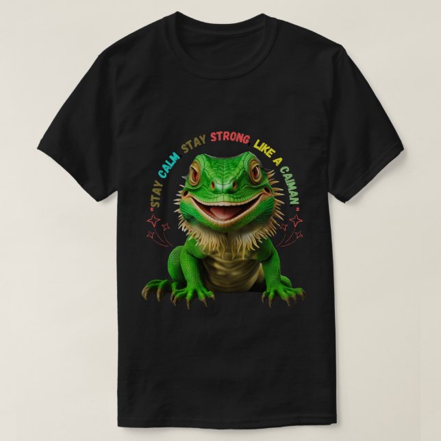 T-shirt Homme : Restez calme, restez fort, comme u (Design devant)