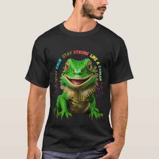 T-shirt Homme : Restez calme, restez fort, comme u