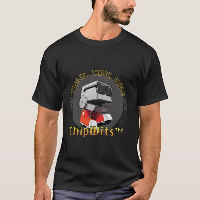 T-shirt homme rétro ChipWits (Devant)