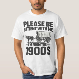 T-shirt homme rétro élégant et intelligent
