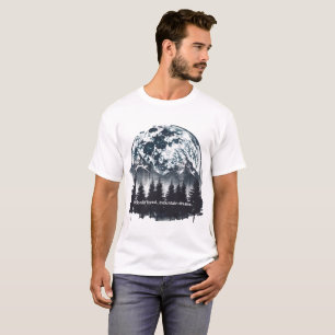 T-Shirt Homme Rêves de Montagne sous la Forêt au C