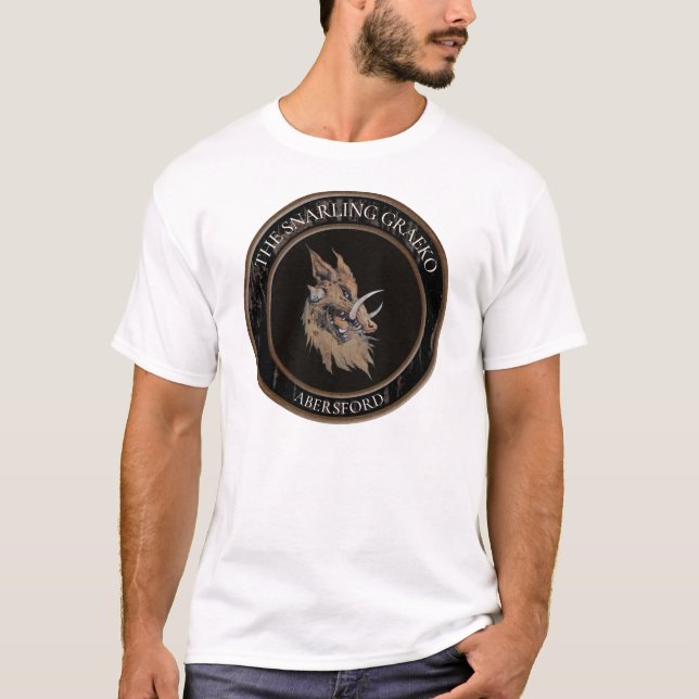 T-shirt homme rond Snarling Graeko (Devant)
