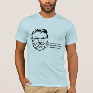 T-shirt Homme sage de barbe