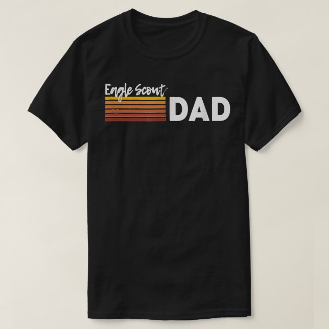 T-shirt Homme Scout Papa Scoutisme Père Aigle Fier (Design devant)