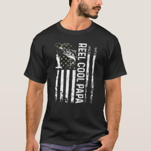 T-shirt Homme Super Papa Cool Pour Papa Pêcheur Fête Des P