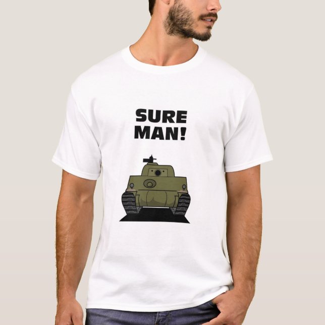 T-shirt Homme sûr ! (Devant)