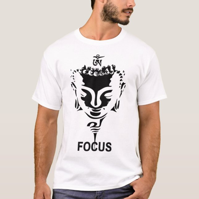 T-shirt Homme-T-chemise sage de Homme-Bouddha (Devant)