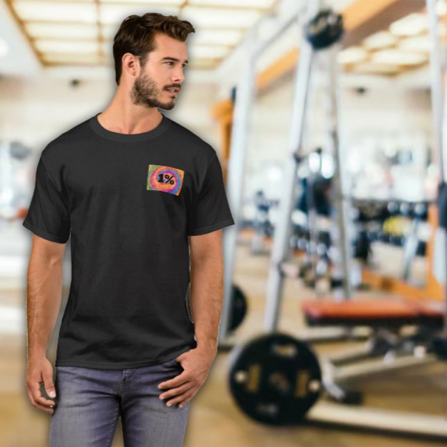 T-shirt homme tie dyed pour l'exercice (Créateur téléchargé)