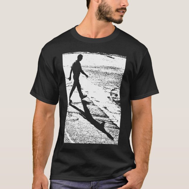 T-shirt Homme Traversant une route (Devant)