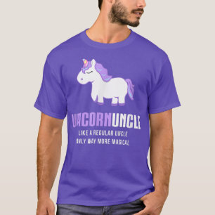 T-shirt Homme Unicorn Oncle, Funny mignon cadeau magique