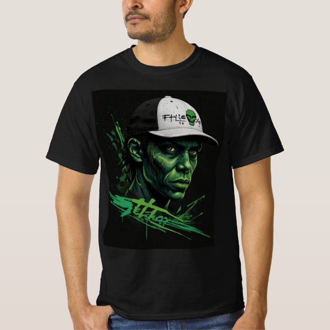 T-shirt Homme vert (Devant)