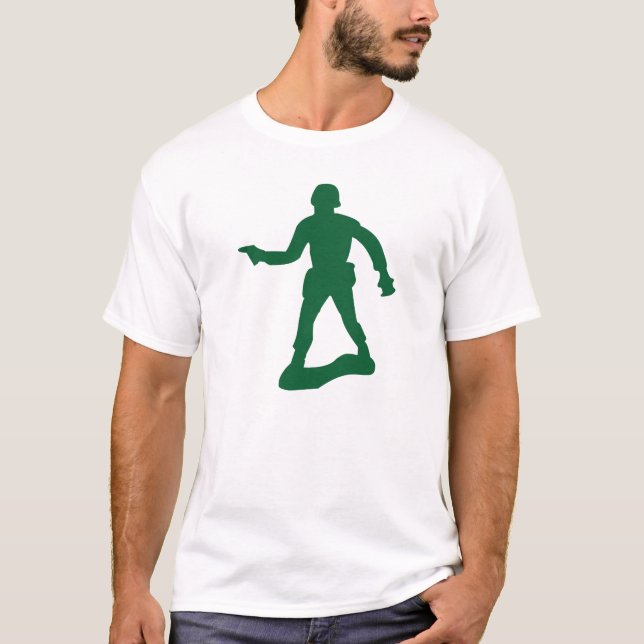 T-shirt Homme vert d'armée (Devant)