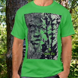 T-shirt Homme Vert Graphique Mystique Celtique
