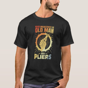 T-shirt Homme Vieux Homme Avec Pantalons