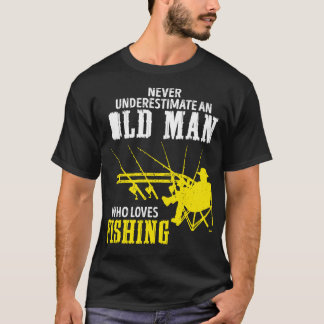 T-shirt Homme Vieux Pêche Fête des pères 1