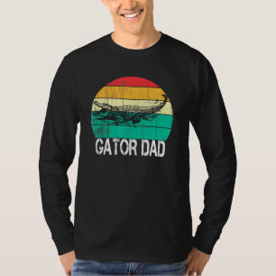 T-shirt Homme Vintage Gator Papa Reptile Alligator Père
