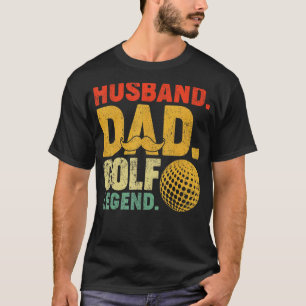 T-shirt Homme Vintage mari papa Golf Legend Golfer Fathe