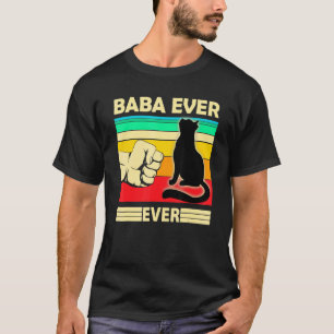 T-shirt Homme Vintage Meilleur Chat Baba Ever Bump Fit Ch