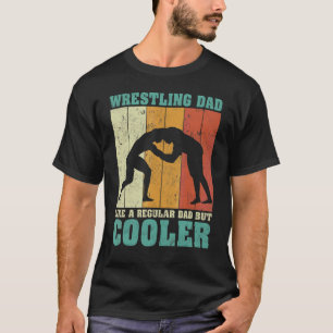 T-shirt Homme Vintage Retro Lutter Papa Comme Un Da Réguli