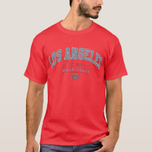 T-Shirt Homme Vintage Université de Los Angeles Cô