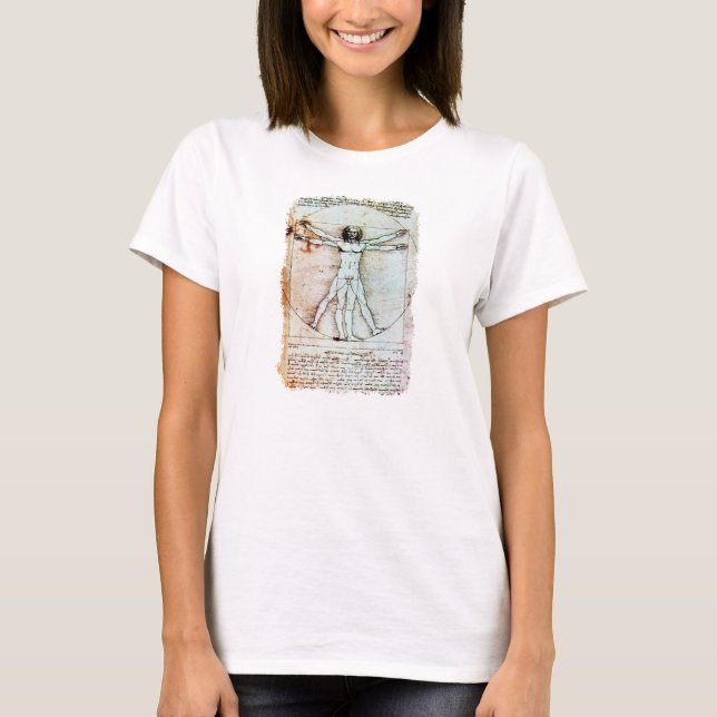 T-shirt HOMME VITRUVIEN, Parchemin Brown antique (Devant)