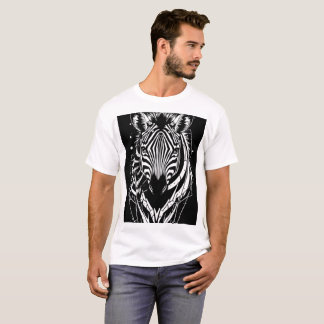 T-shirt Homme Zèbre