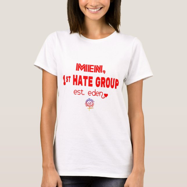 T-SHIRT HOMMES 1ER GROUPE DE HAINE (Devant)