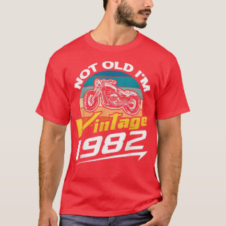 T-shirt Hommes 40e anniversaire Homme Biker Legend Motorcy