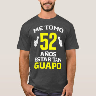 T-shirt Hommes 52 Anos Regalo de Cumpleanos 52 para el