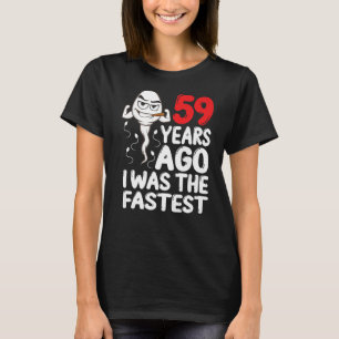 T-shirt Hommes 59e Anniversaire Gag Robe Il Y A 59 Ans J'É
