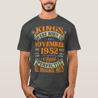 T-shirt Hommes 70e Anniversaire Cadeau Rois Nés En Novembr