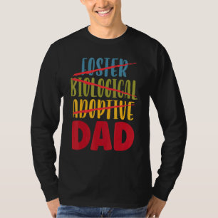 T-shirt Hommes Adopter Papa Adoption Faire-part Foster Gra