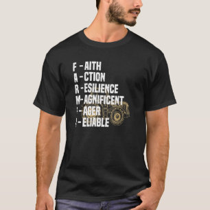T-shirt Hommes Agriculture Réalisable Fier Fermier Travail