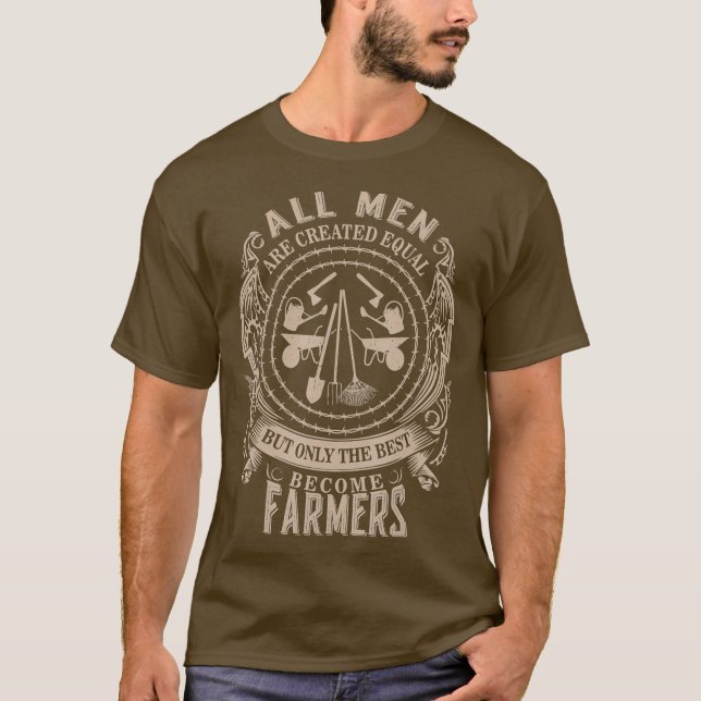 T-shirt Hommes Amusants Agricole Amoureux Cadeaux Hommes A (Devant)