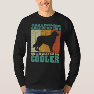 T-shirt Hommes Australian Shepherd Papa Comme Un Père Régu