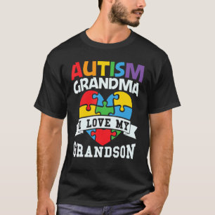 T-shirt Hommes Autisme Spectre Trouble Grand-Mère Lauréats