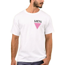 Hommes avec le triangle rose