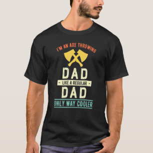 T-shirt Hommes Ax Jetant Papa Ax Hatchet Thrower Papa
