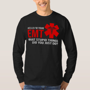 T-shirt Hommes Bonjour Je suis votre Emt Ce que des choses
