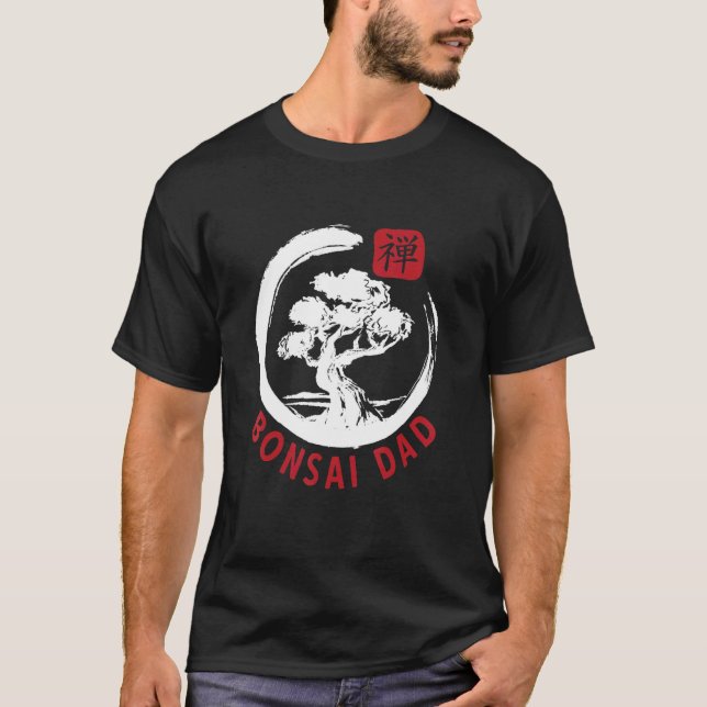 T-shirt Hommes Bonsai Papa Gardener Tradition japonaise (Devant)