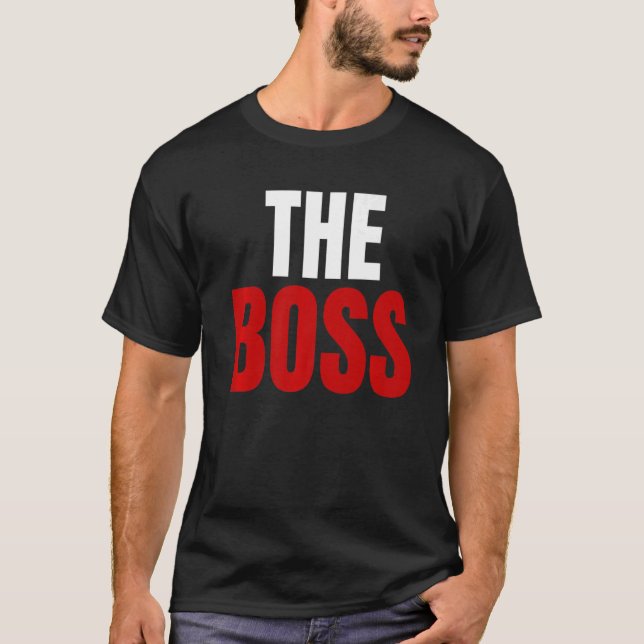 T-shirt Hommes Boss mignonne Saint-Valentin pour jumeler C (Devant)