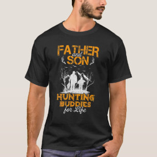 T-shirt Hommes Chasseurs Père Fils Chasse Buddies Papa