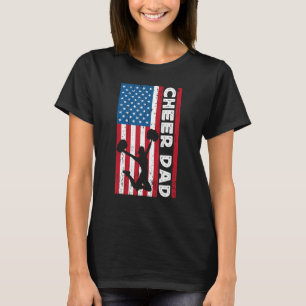 T-shirt Hommes Cheer Papa Pour Hommes Drapeau Américain Dr