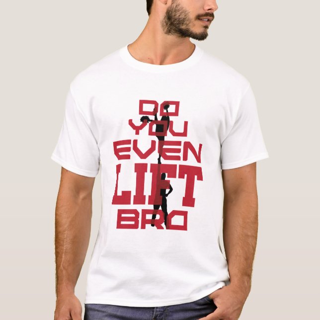 T-shirt Hommes Cheerled Drôle Est-Ce Que Vous Soulevez Mêm (Devant)