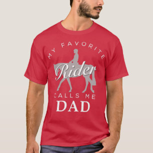 T-shirt Hommes Cheval équitation Père et fille Fils pour h
