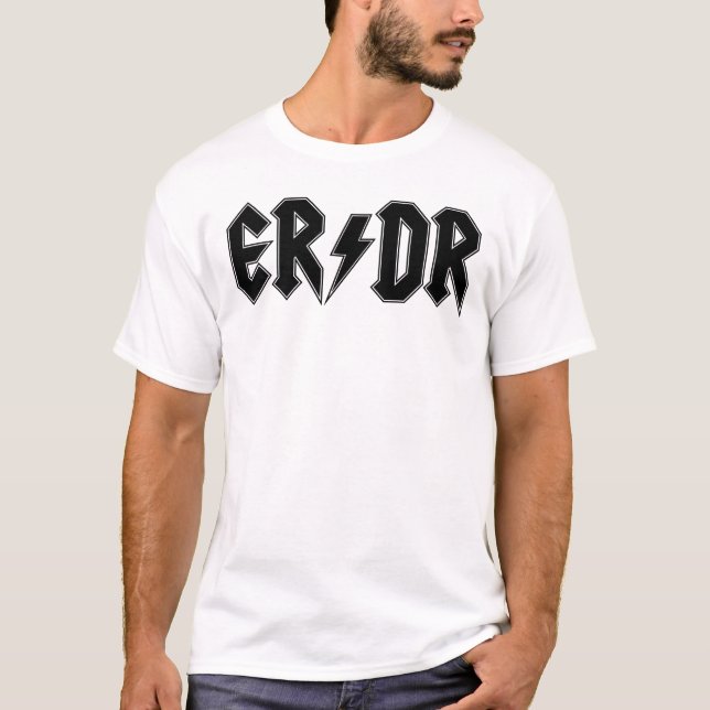 T-shirt Hommes classiques d'ER/DR sur la lumière (Devant)