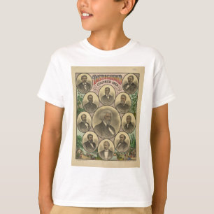 T-shirt Hommes colorés distingués Frederick Douglass