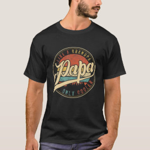 T-shirt Hommes Comme Un Grand-Père Papa Seulement Glacière