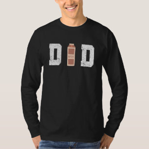 T-shirt Hommes Cool Chocolat Lait Papa Costume Pour Hommes