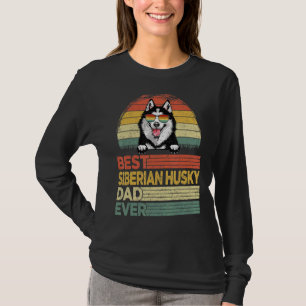 T-shirt Hommes Cool meilleur Sibérie Husky Papa jamais pèr